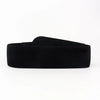 PU Elastic Wide Belt with Alloy Buckle - Lustreve