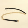 PU Leather Chain Belt - Lustreve