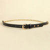 PU Leather Chain Belt - Lustreve