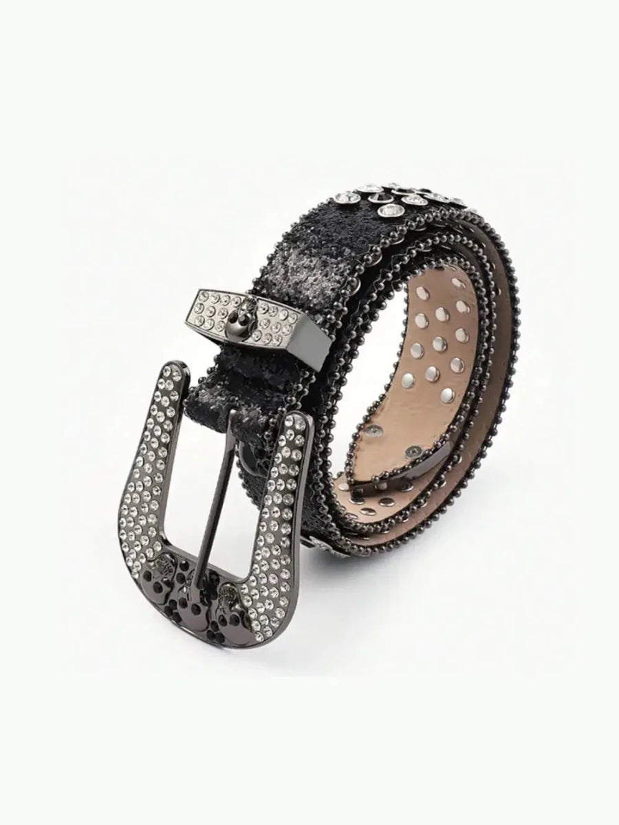 PU Leather Skull Belt - Lustreve