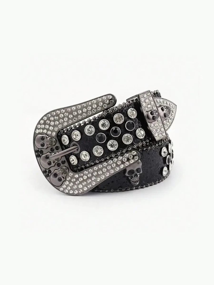 PU Leather Skull Belt - Lustreve