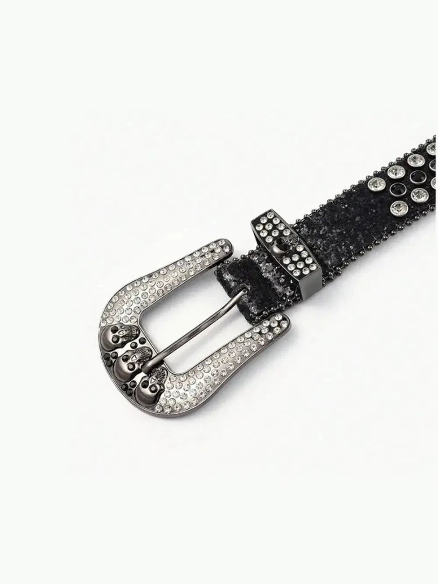 PU Leather Skull Belt - Lustreve