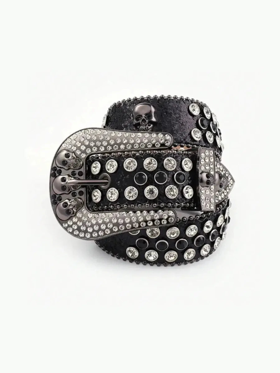 PU Leather Skull Belt - Lustreve