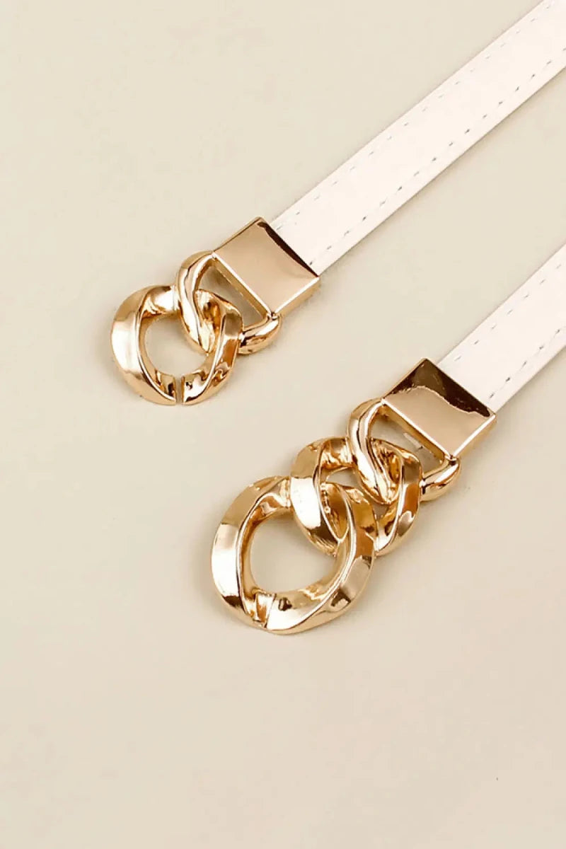 PU Skinny Belt - Lustreve