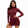 Pure Temptation Maeve Lace - Twist Mini Dress - Lustreve