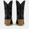 Beast Fashion Cut-Out Floral Embroidery Boots