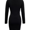 Quiet Storm Primrose Wrap - Tie Bodycon Mini Dress - Lustreve