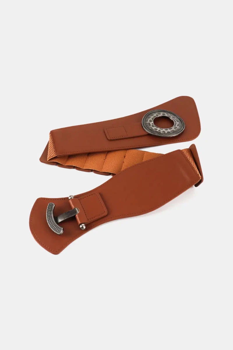 Retro Elastic Wide Belt - Lustreve