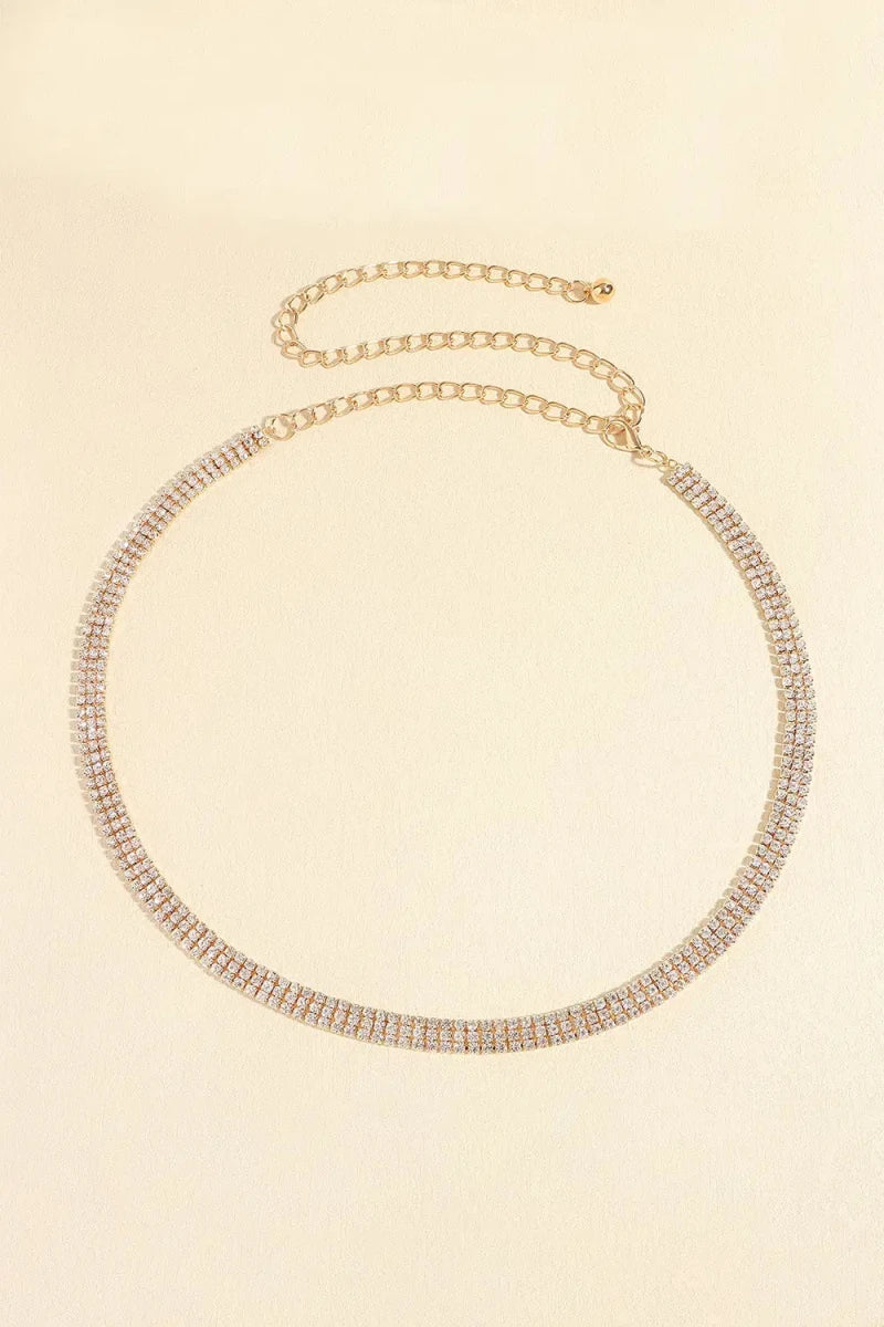 Rhinestones Alloy Belt - Lustreve