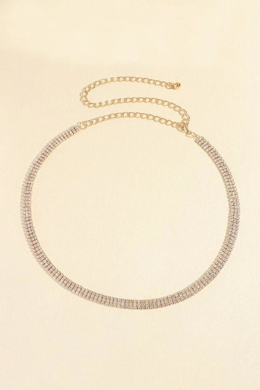 Rhinestones Alloy Belt - Lustreve