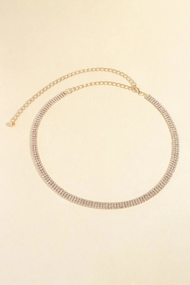 Rhinestones Alloy Belt - Lustreve