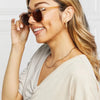 Round Full Rim Polycarbonate Frame Sunglasses - Lustreve