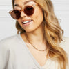 Round Full Rim Polycarbonate Frame Sunglasses - Lustreve