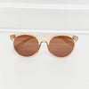 Round Full Rim Polycarbonate Frame Sunglasses - Lustreve