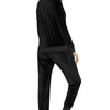 Round Neck Long Sleeve Loungewear Set with Pockets - Lustreve