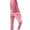 Round Neck Long Sleeve Loungewear Set with Pockets - Lustreve