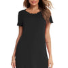 Round Neck Short Sleeve Lounge Dress - Lustreve