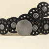 Round Shape PU Leather Belt - Lustreve