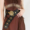 Round Shape PU Leather Belt - Lustreve