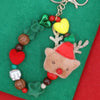 Rudolph Reindeer Christmas Keychain Bracelet - Lustreve