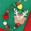 Rudolph Reindeer Christmas Keychain Bracelet - Lustreve