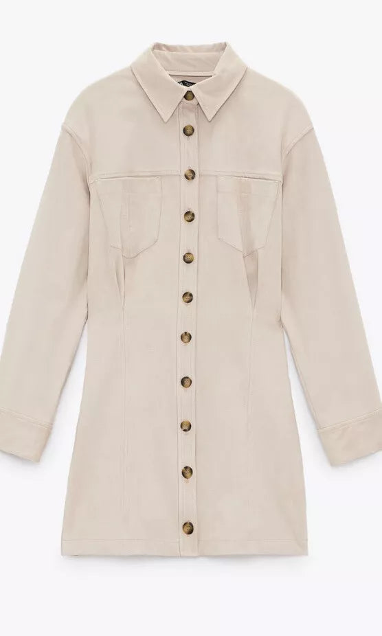 Revery Luxe Suede A-Line Dress