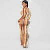Saffron Soul Printed Maxi Dress