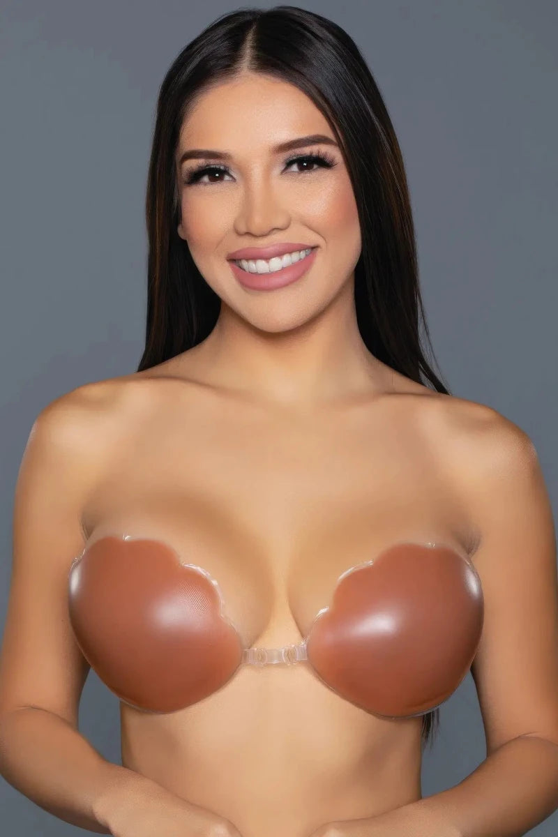 Scalloped Edge Silicone Bra - Lustreve