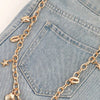 Sea Element Charm Iron Chain Belt - Lustreve