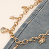 Sea Element Charm Iron Chain Belt - Lustreve
