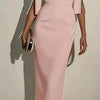 She Means Business Pearl - Detail Midi Dress - Lustreve