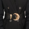 Shell Alloy Buckle Elastic Belt - Lustreve