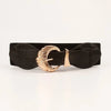 Shell Alloy Buckle Elastic Belt - Lustreve