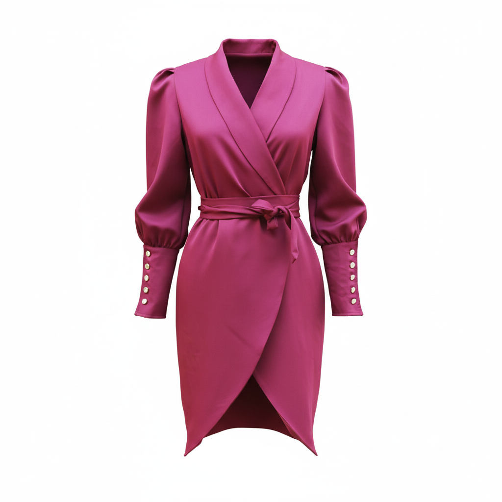 Essce Power Move Long Sleeve Office Dress