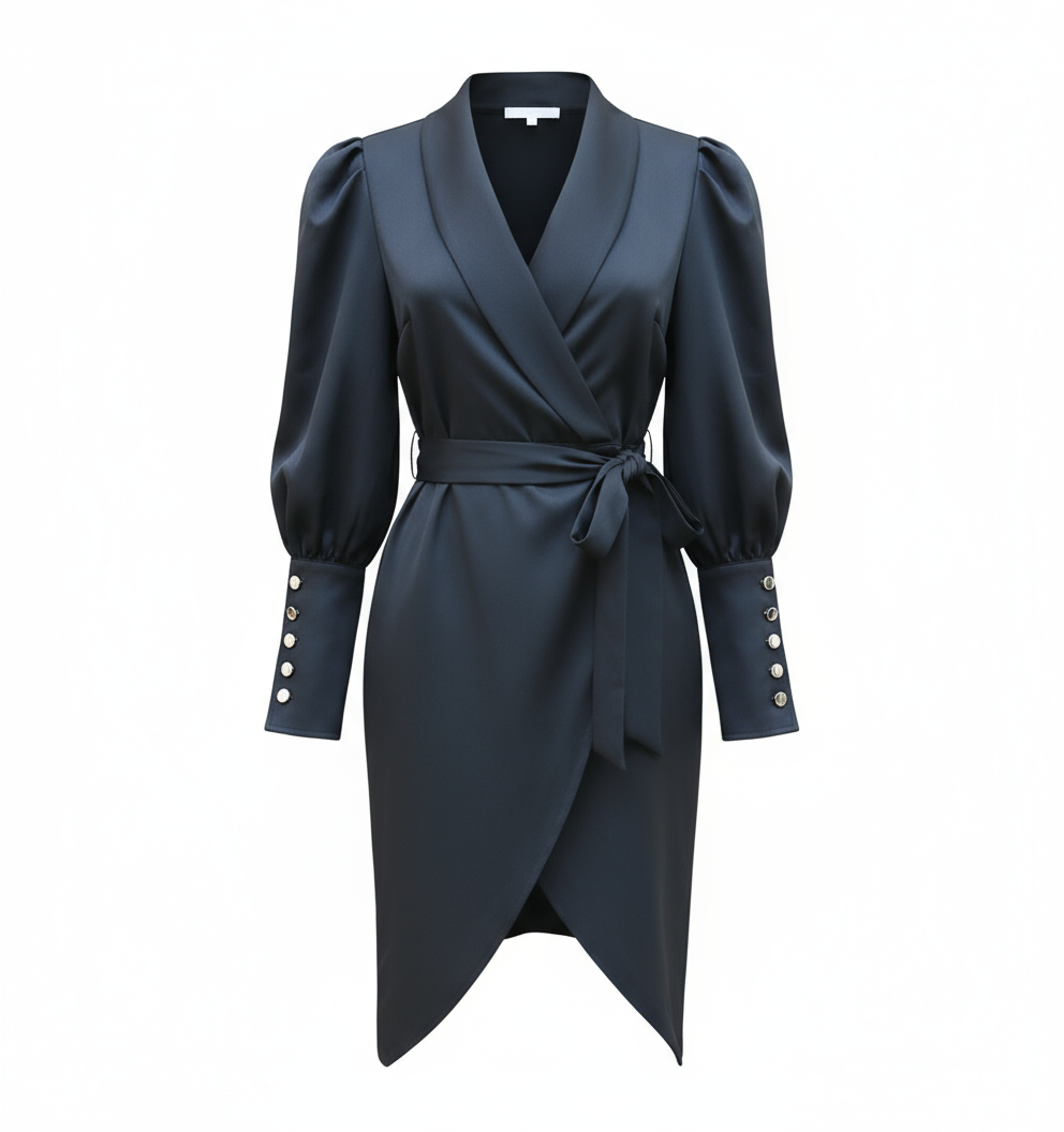 Essce Power Move Long Sleeve Office Dress