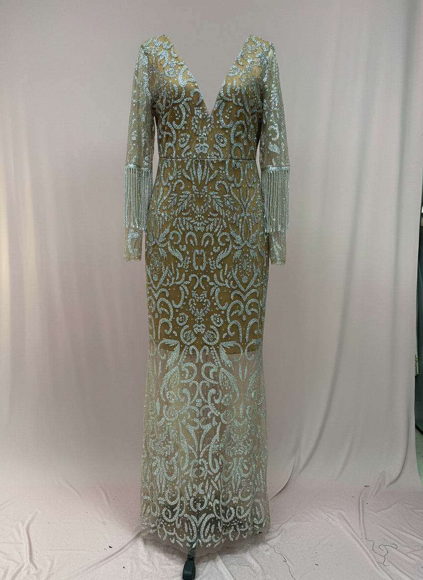 Robe scintillante et brillante