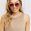 Square Metal - Plastic Hybrid Temple Sunglasses - Lustreve