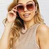 Square Metal - Plastic Hybrid Temple Sunglasses - Lustreve