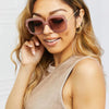 Square Metal - Plastic Hybrid Temple Sunglasses - Lustreve