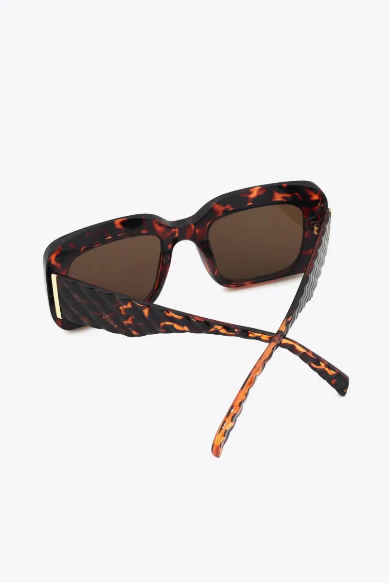 Square Polycarbonate UV400 Sunglasses - Lustreve