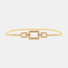 Square Shape Zinc Alloy Buckle Iron Belt - Lustreve