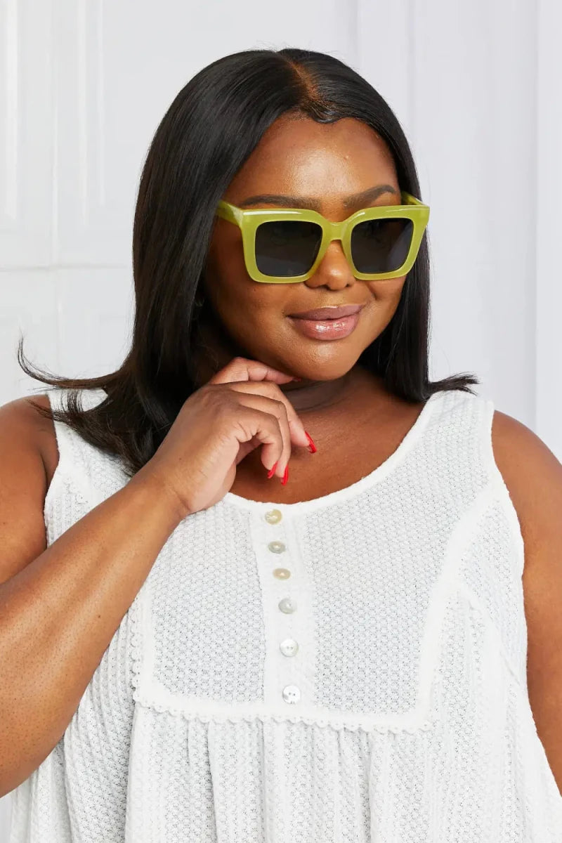 Square TAC Polarization Lens Sunglasses - Lustreve