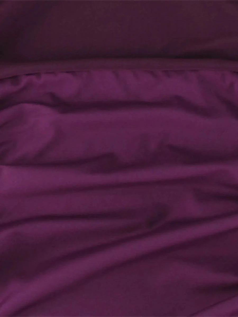 Starlit Primrose Ruched Halo Mesh Mini Dress – Plum - Lustreve