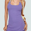 Sugar Rush Lola Beaded Halter Skater Mini Dress - Lustreve