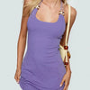 Sugar Rush Lola Beaded Halter Skater Mini Dress - Lustreve