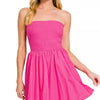 Sun’s Out, So Am I Smocked Tube Mini Dress - Lustreve