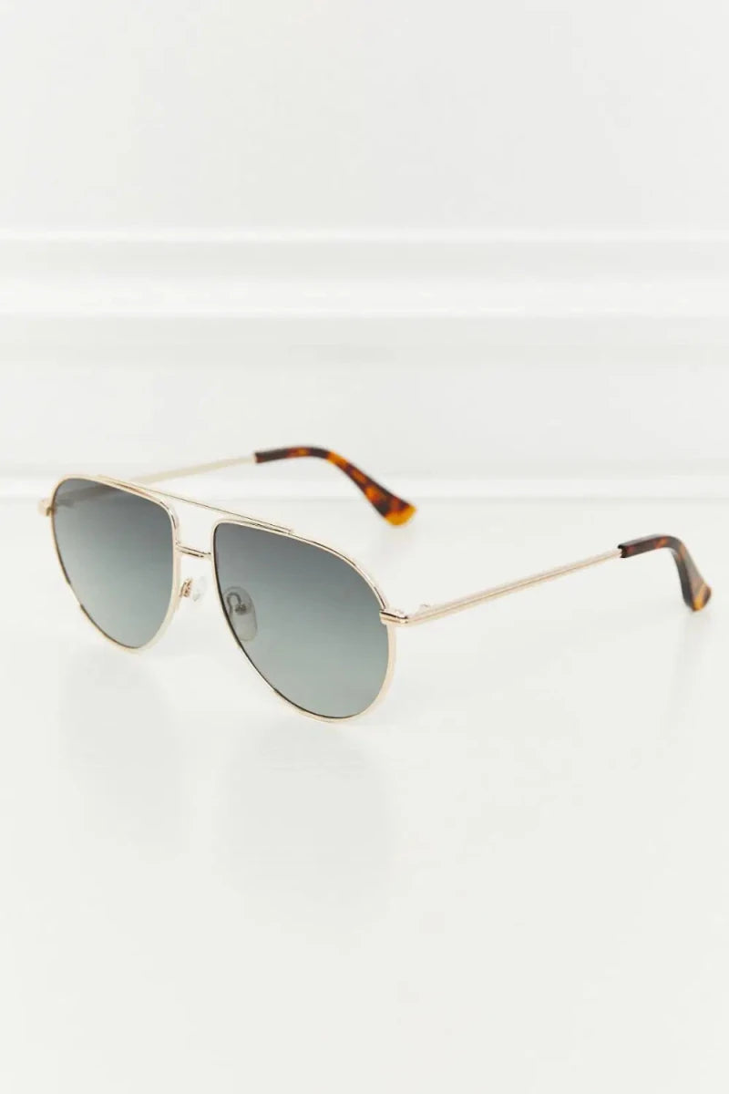 TAC Polarization Lens Aviator Sunglasses - Lustreve