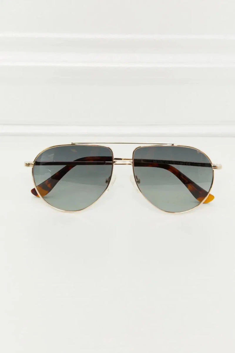 TAC Polarization Lens Aviator Sunglasses - Lustreve