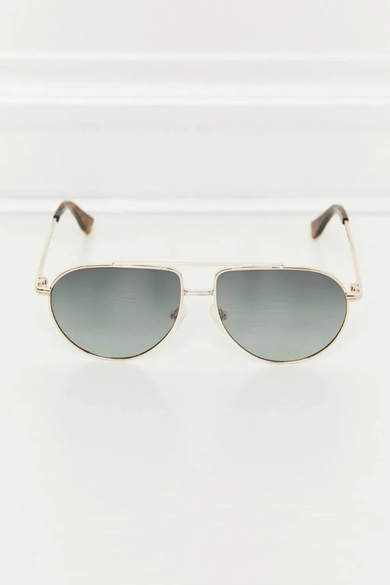TAC Polarization Lens Aviator Sunglasses - Lustreve