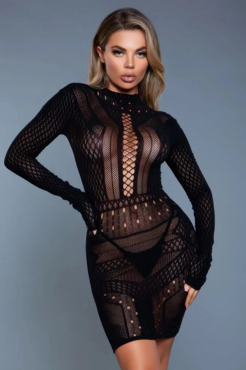 The Heart Racing Mini Dress - Lustreve